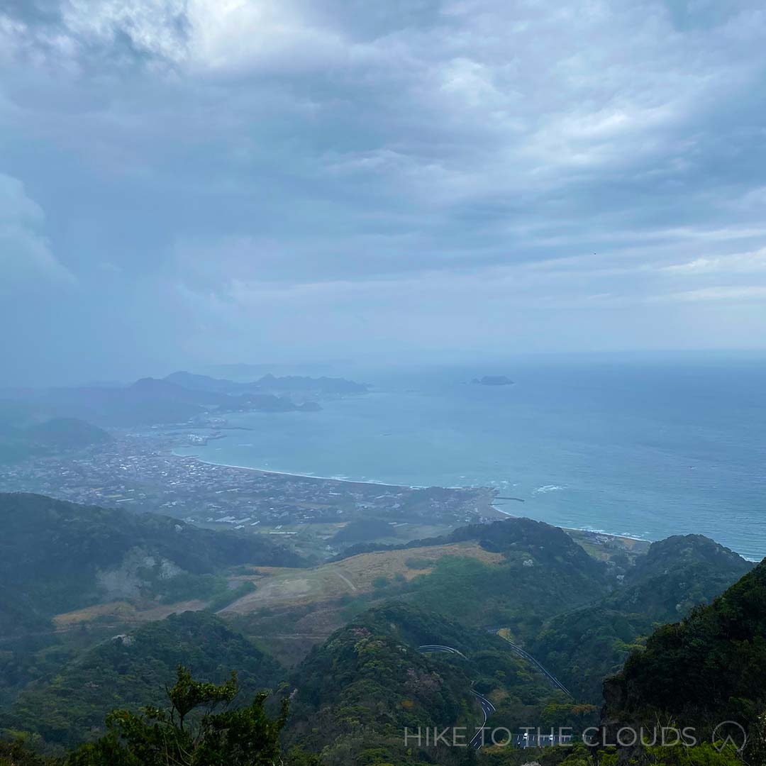 View over the bay from Mount Nokogiri in Chiba